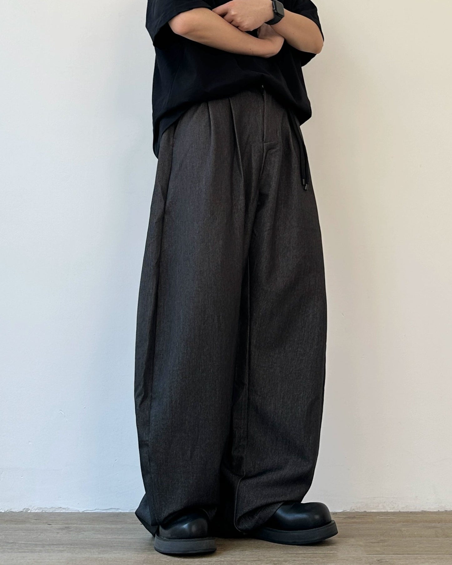 Retro Wide-Leg Casual Pants N0885