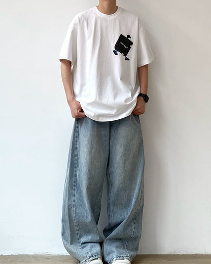 Pop Art Illustration Design T-Shirt N0802