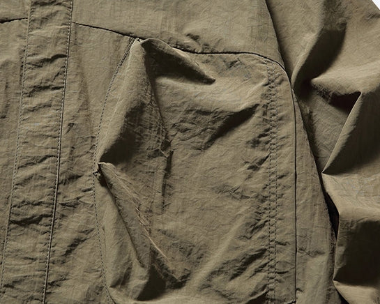 Minimal Pocket Detail Long Sleeve Shirt N0648