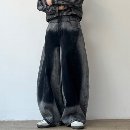 Gradient Wide Denim Pants N1070