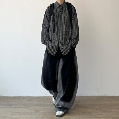 Gradient Wide Denim Pants N1070