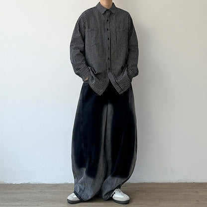 Gradient Wide Denim Pants N1070