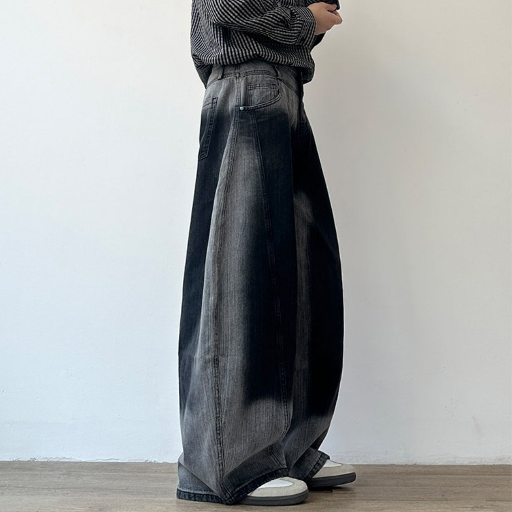 Gradient Wide Denim Pants N1070