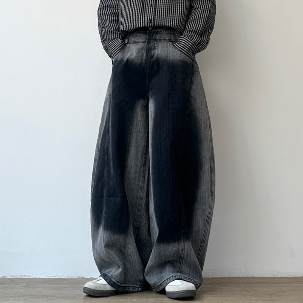 Gradient Wide Denim Pants N1070