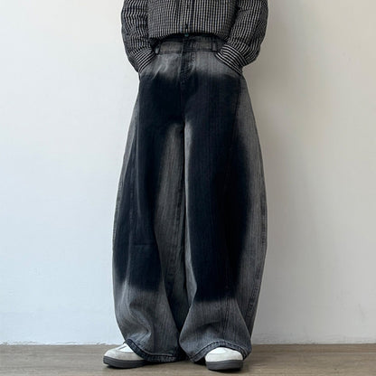 Gradient Wide Denim Pants N1070