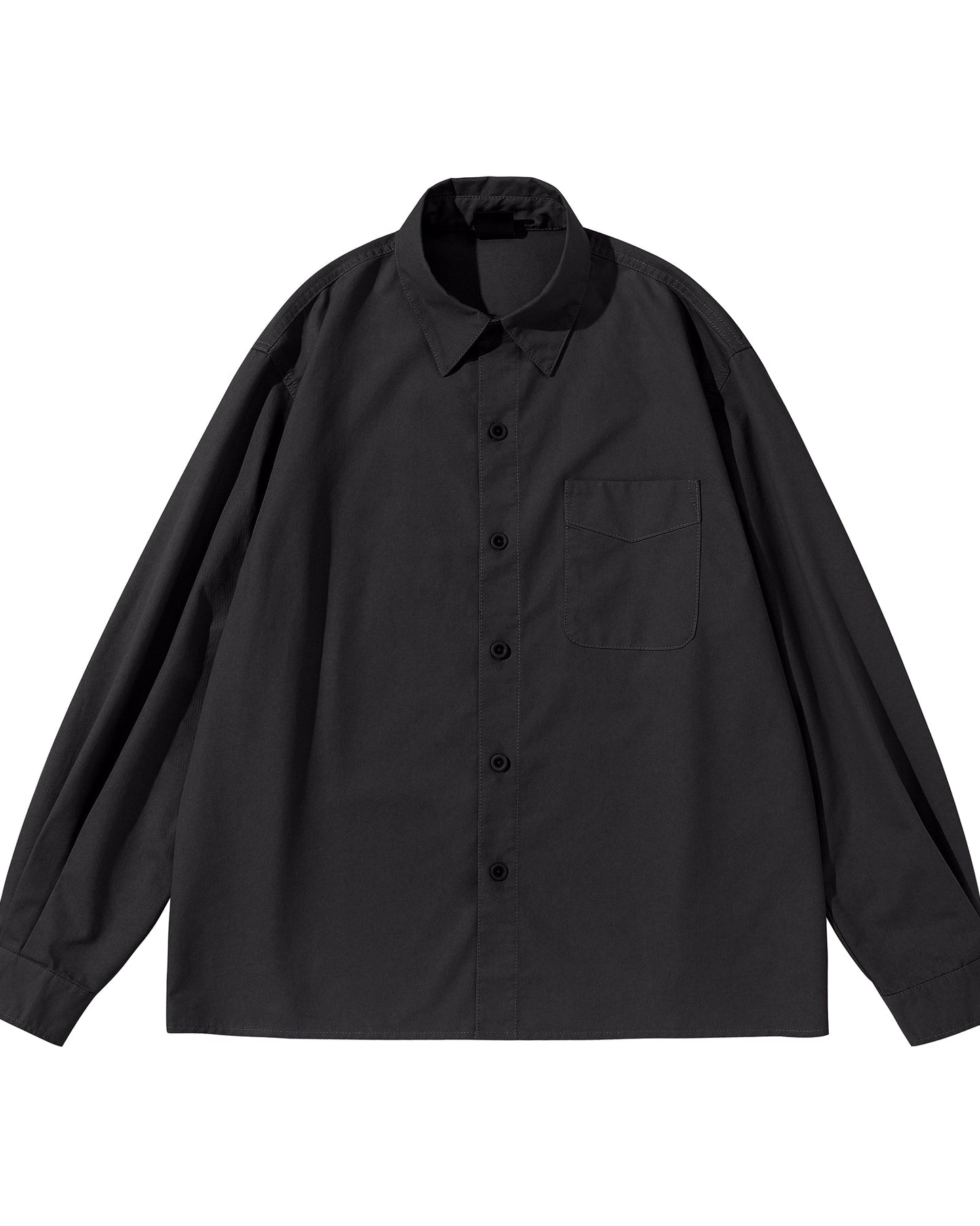 Relaxed Silhouette Basic Shirt N0908