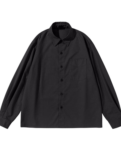 Relaxed Silhouette Basic Shirt N0908