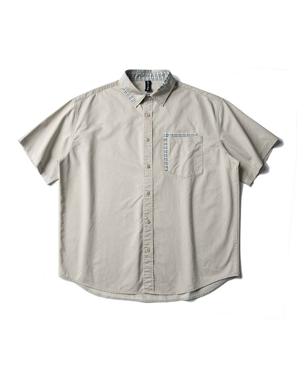 Retro Patchwork Shirt N0809