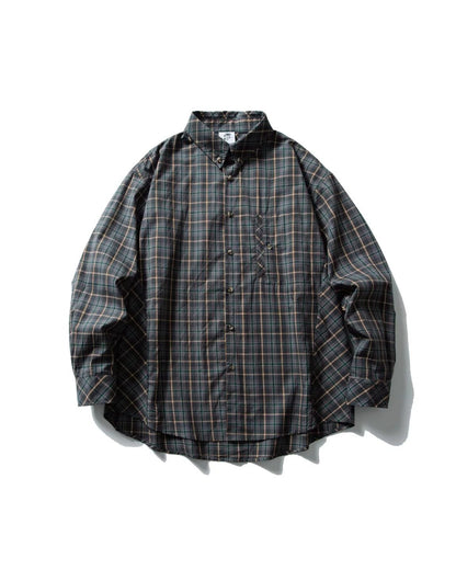 Vintage Plaid Shirt Jacket N0848