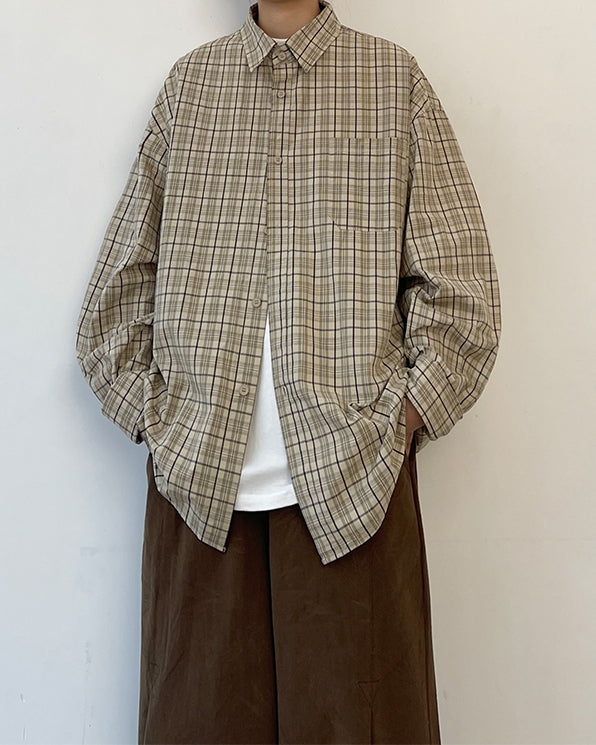 Country Taste Natural Check Shirt N0641