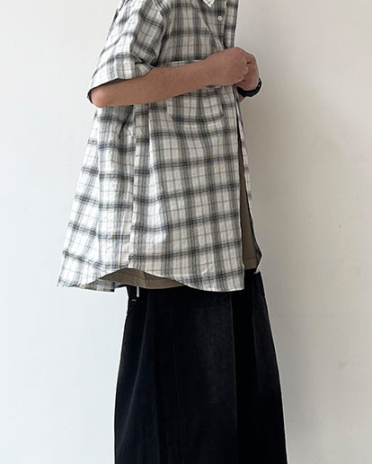 Classic Check Relaxed Shirt N0755