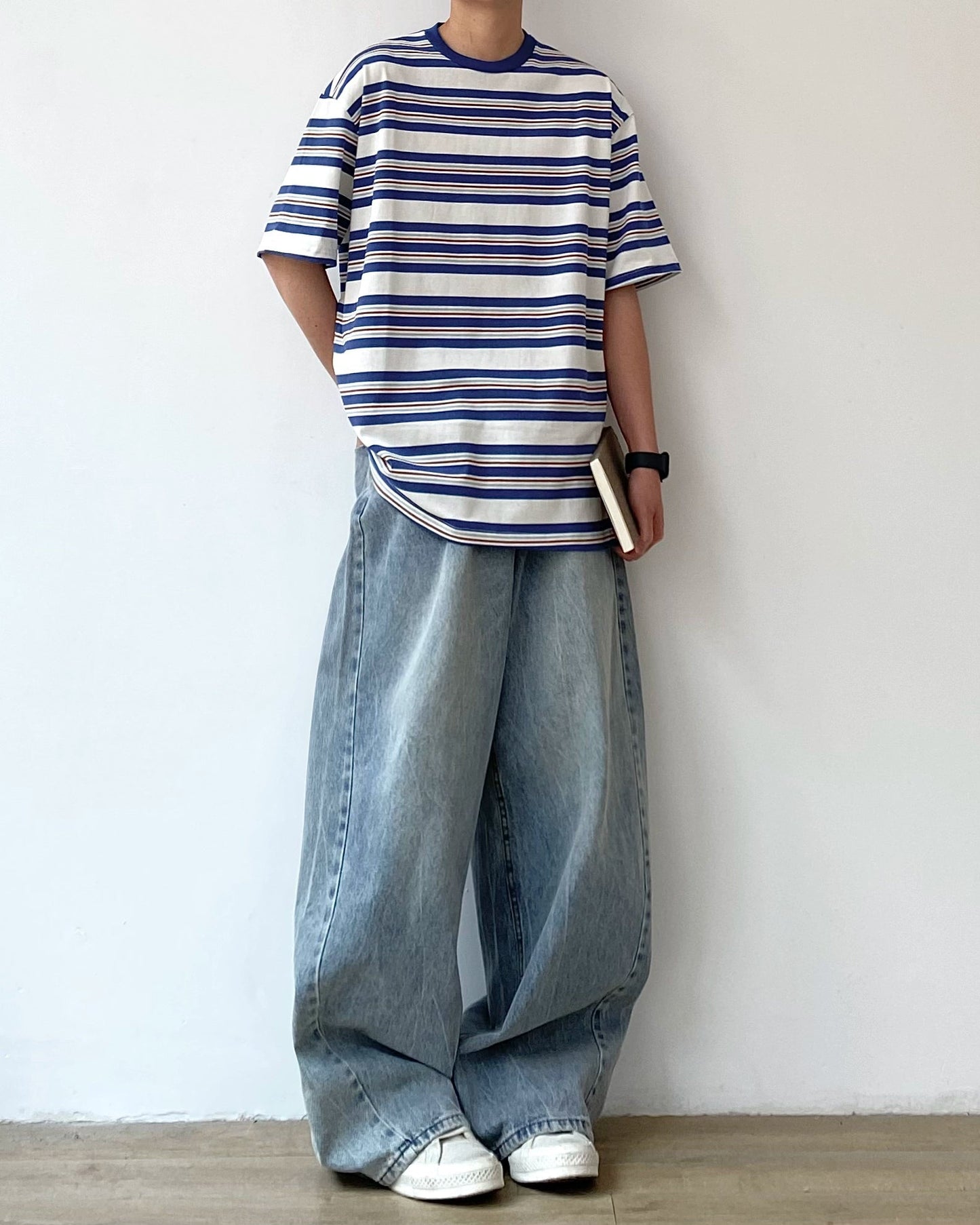 Clean Border Color Block T-Shirt N0800