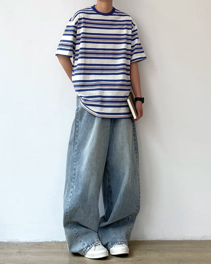 Clean Border Color Block T-Shirt N0800