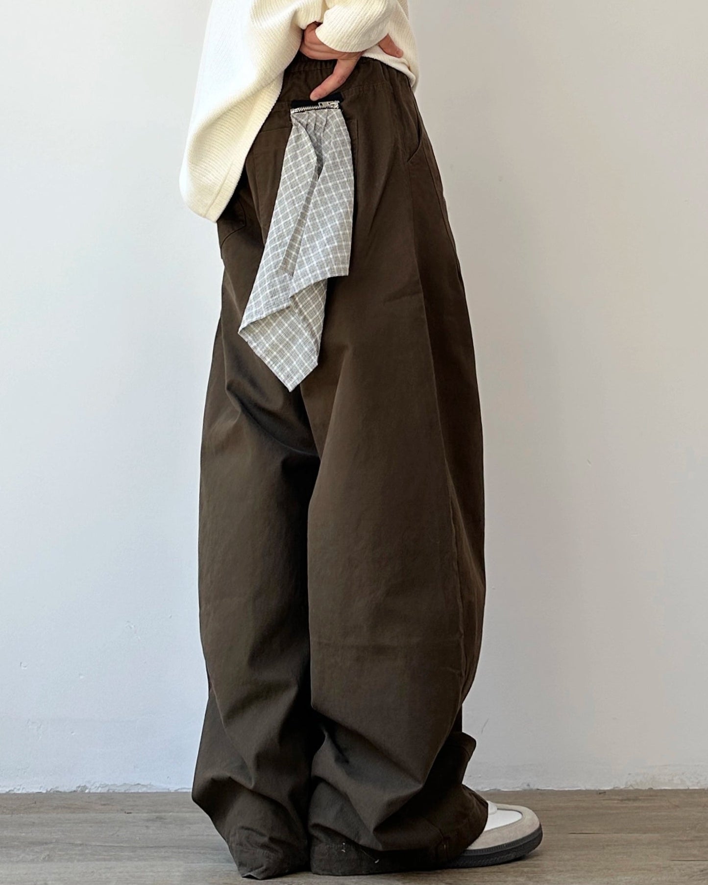 Retro Casual Wide-Leg Pants N0884