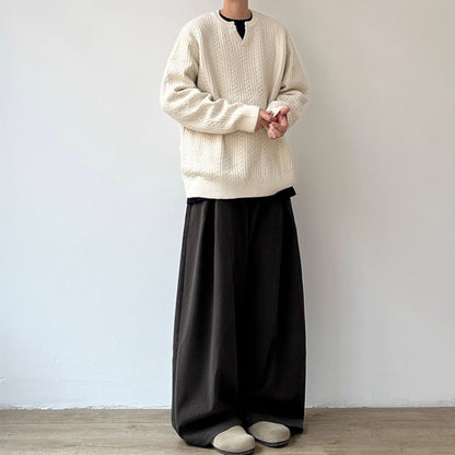 Drape Wide Balloon Pants N0975