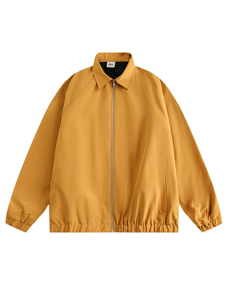 Minimal Design Zip Blouson N0693