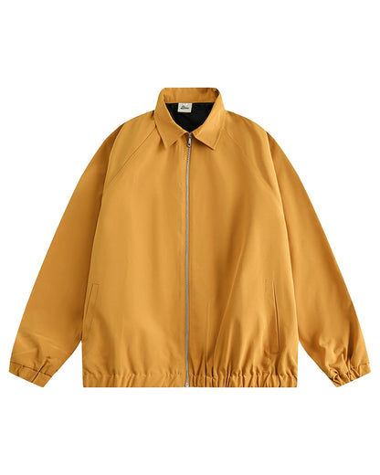 Minimal Design Zip Blouson N0693