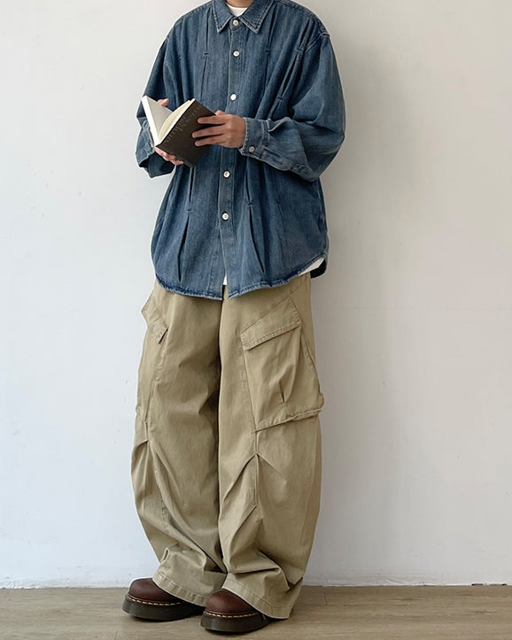 Relax Silhouette Denim Shirt N0618