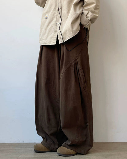 Drape Form Wide Pants N0682