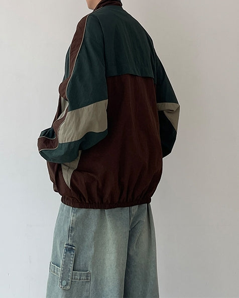 Color Block Light Outerwear N0623