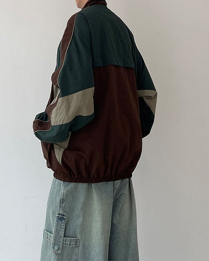 Color Block Light Outerwear N0623