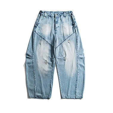 Balloon Wide Denim Pants N1064