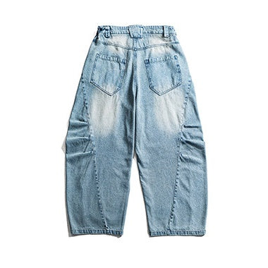 Balloon Wide Denim Pants N1064