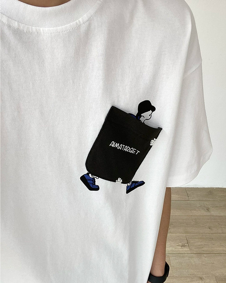 Pop Art Illustration Design T-Shirt N0802