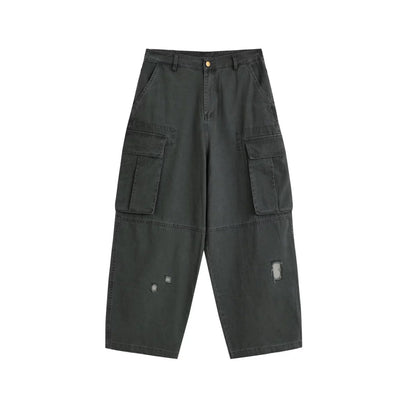 Vintage Damage Wide Cargo Pants N0949