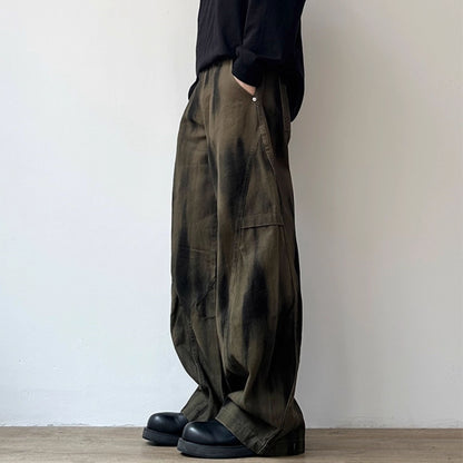 Dark Mode Wide Cargo Pants N0976