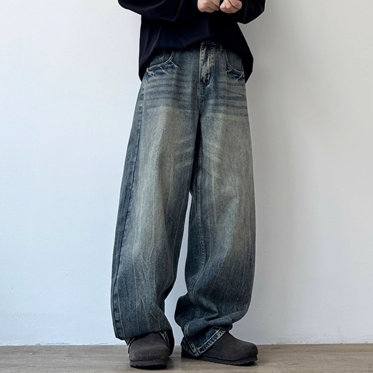 Wide Silhouette Fade Pants N1010