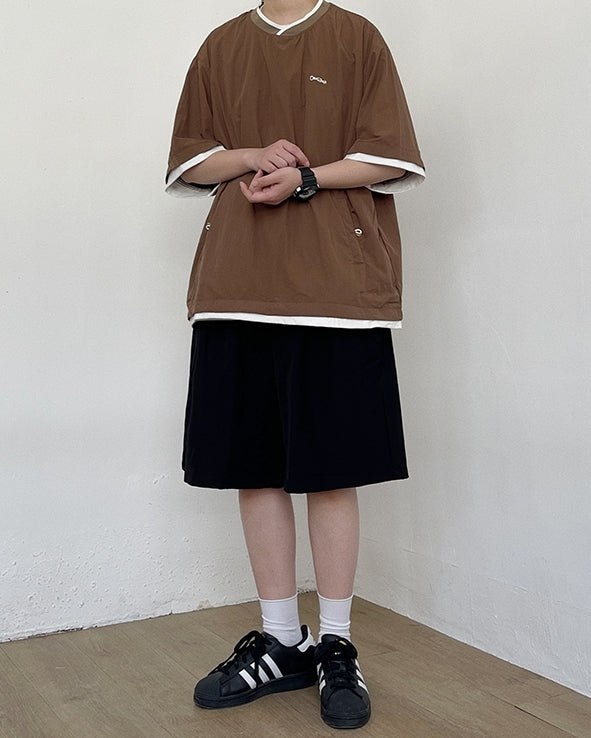 Straight Cut Standard Half Pants N0776