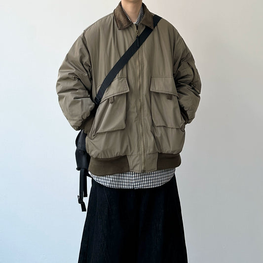 Oversized Stand Jacket N1008