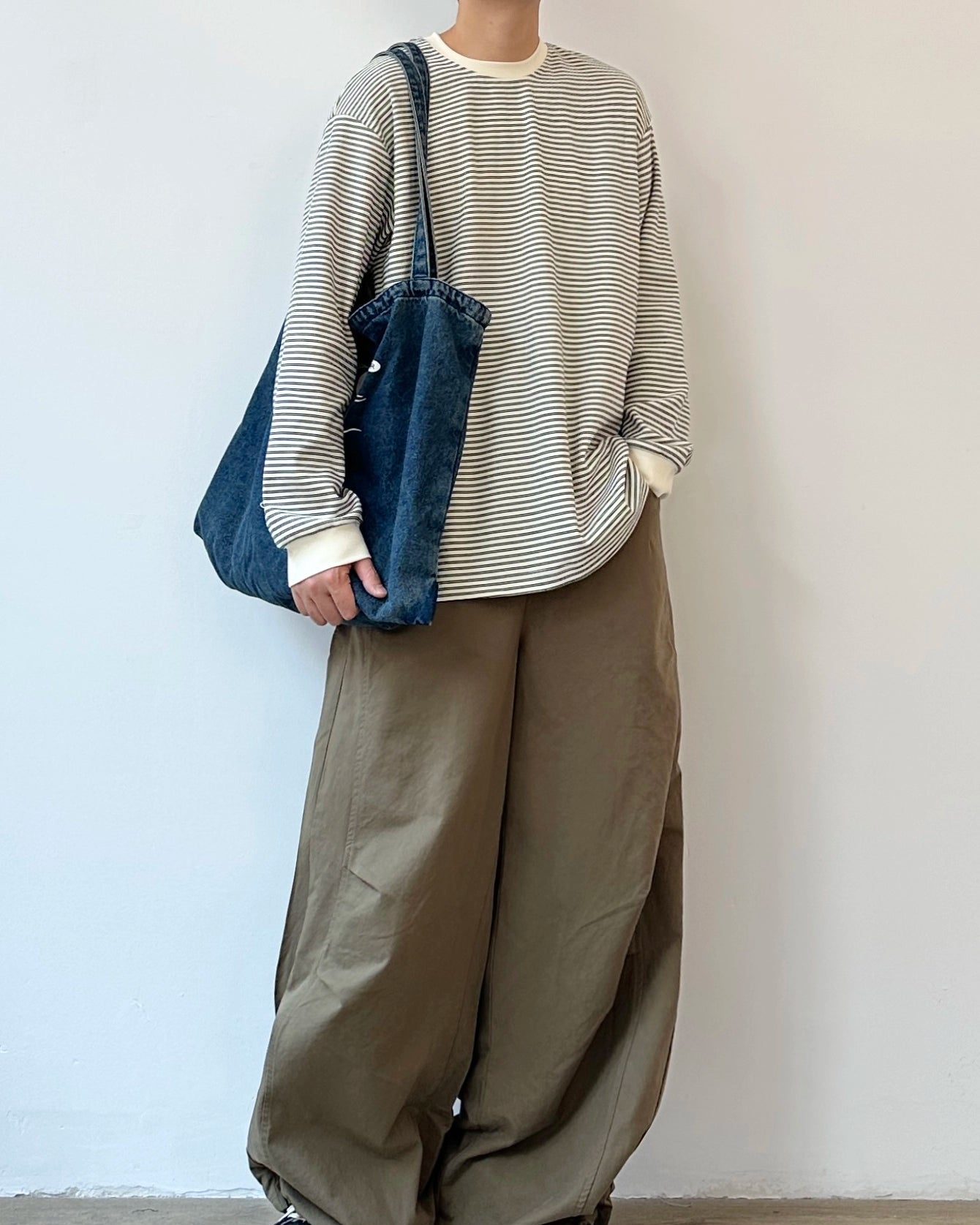 Retro Striped Long Sleeve T-shirt N0846