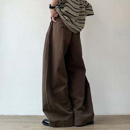 Tuck Silhouette Wide Pants N1080