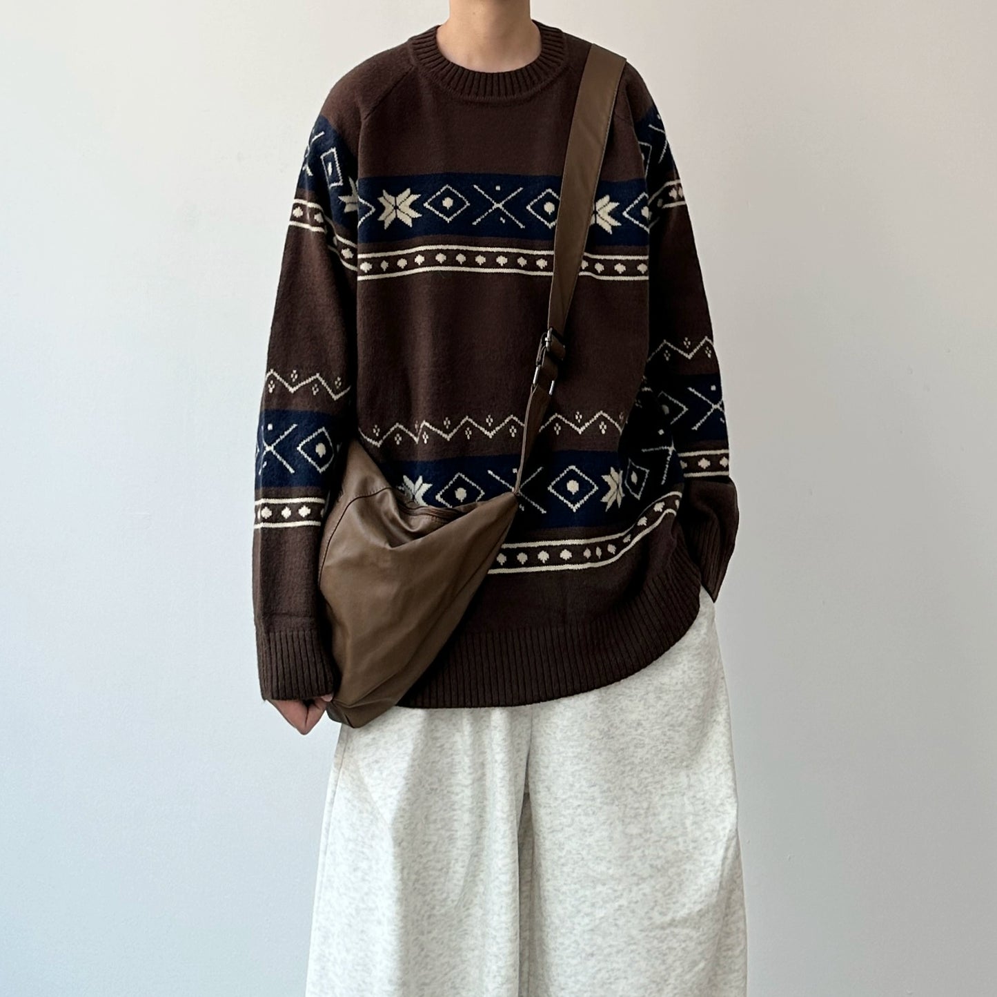 Nordic Line Knit Sweater N0982