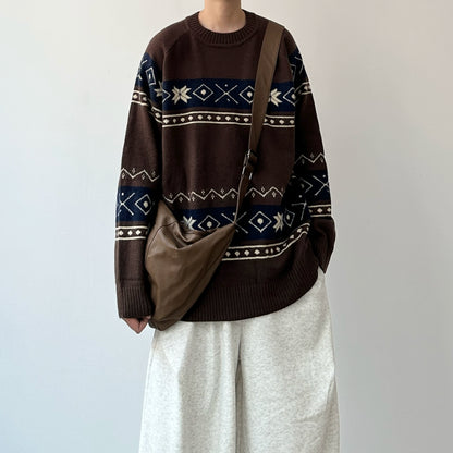Nordic Line Knit Sweater N0982