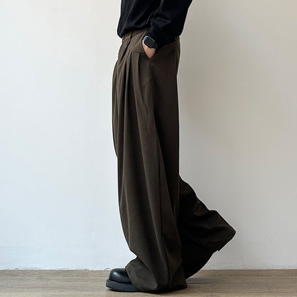 Volume Tuck Wide Cargo Pants N0958