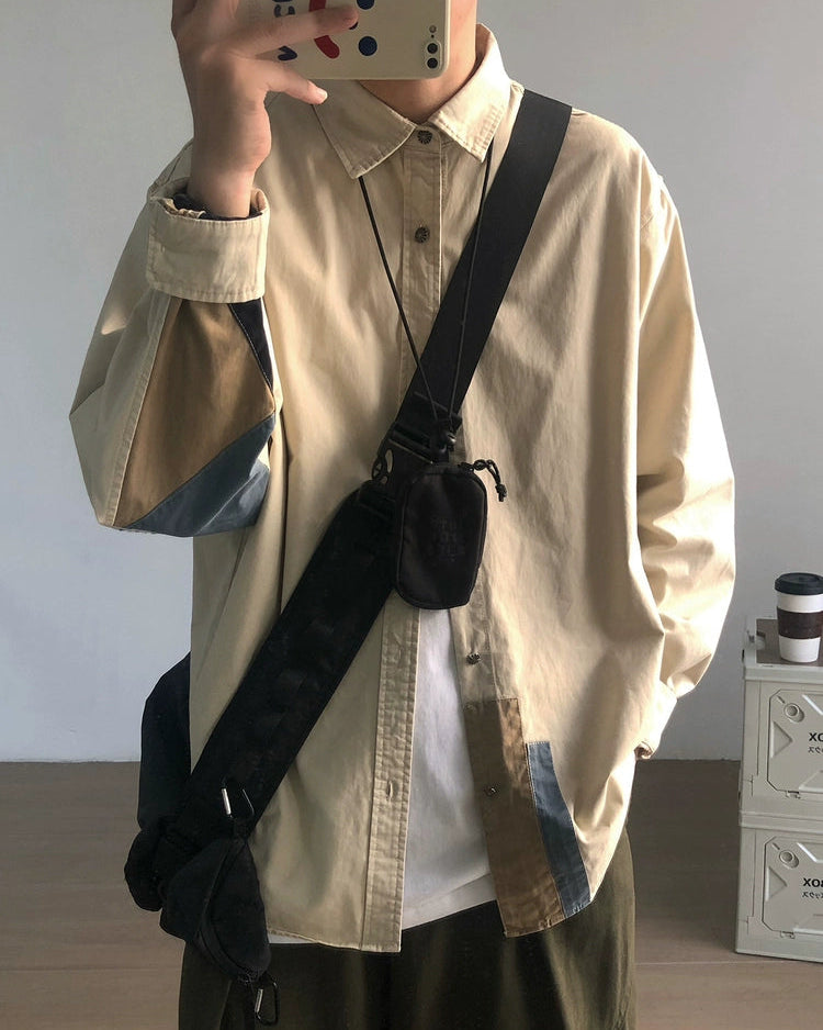 Relaxed Drape Silhouette Shirt N0938