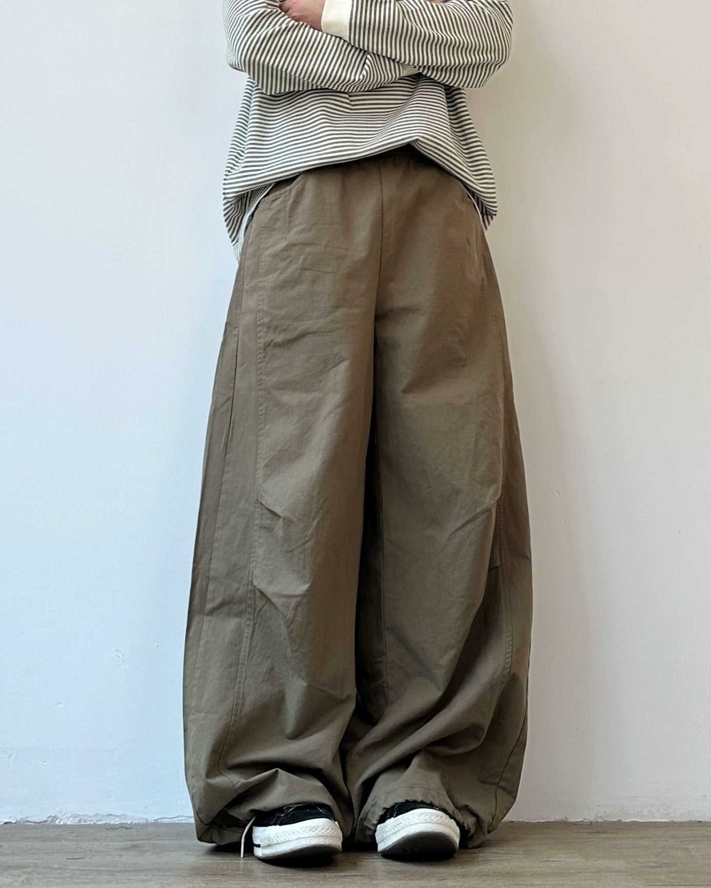 Retro Wide-Leg Work Pants N0854