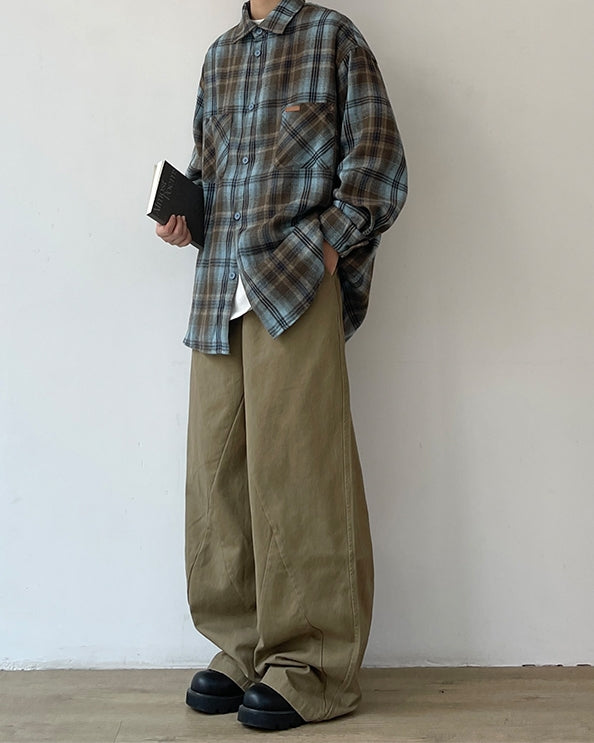 Oversized Wide Pants N0627