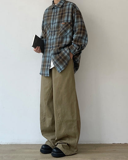 Oversized Wide Pants N0627