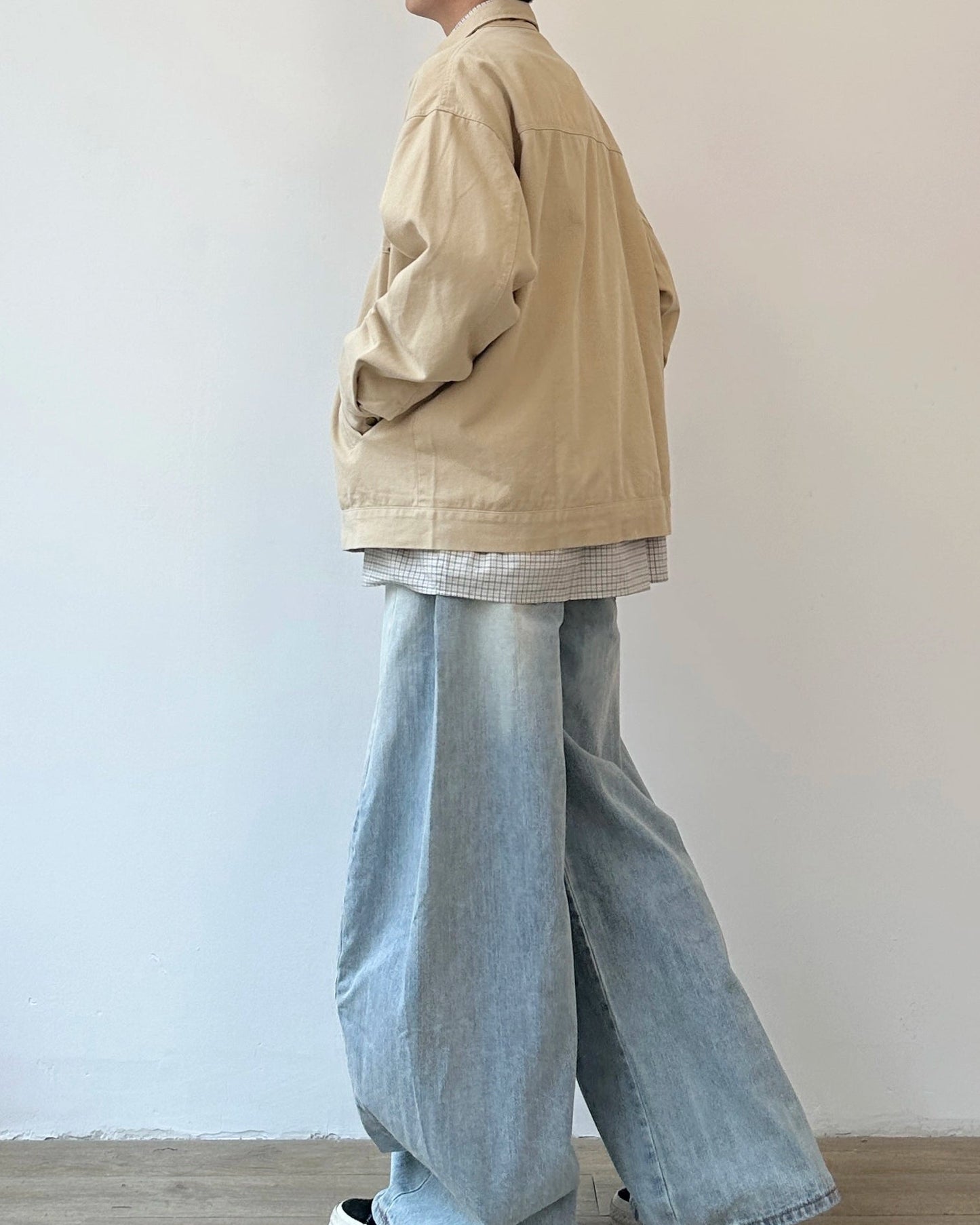 Retro Zipper Work Jacket N0856