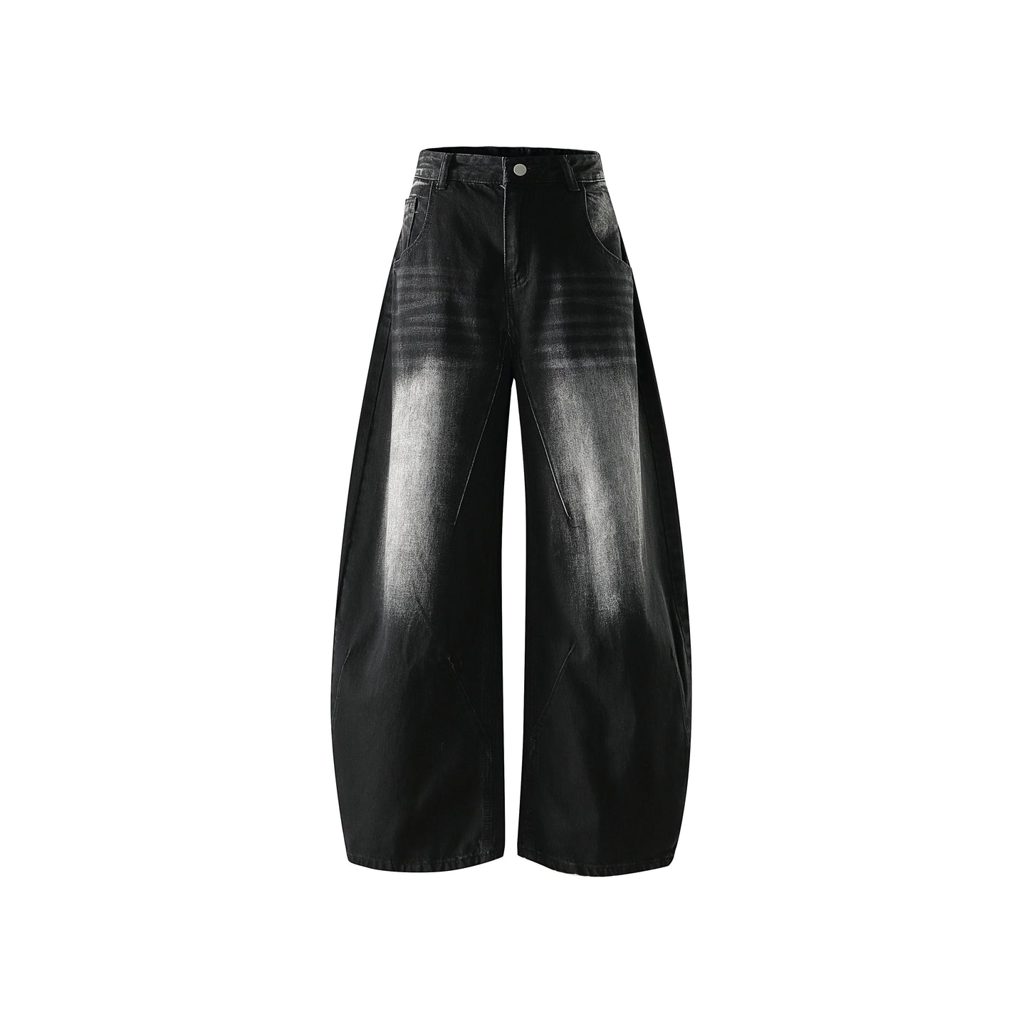 Vintage Wash Wide Denim Pants N0965