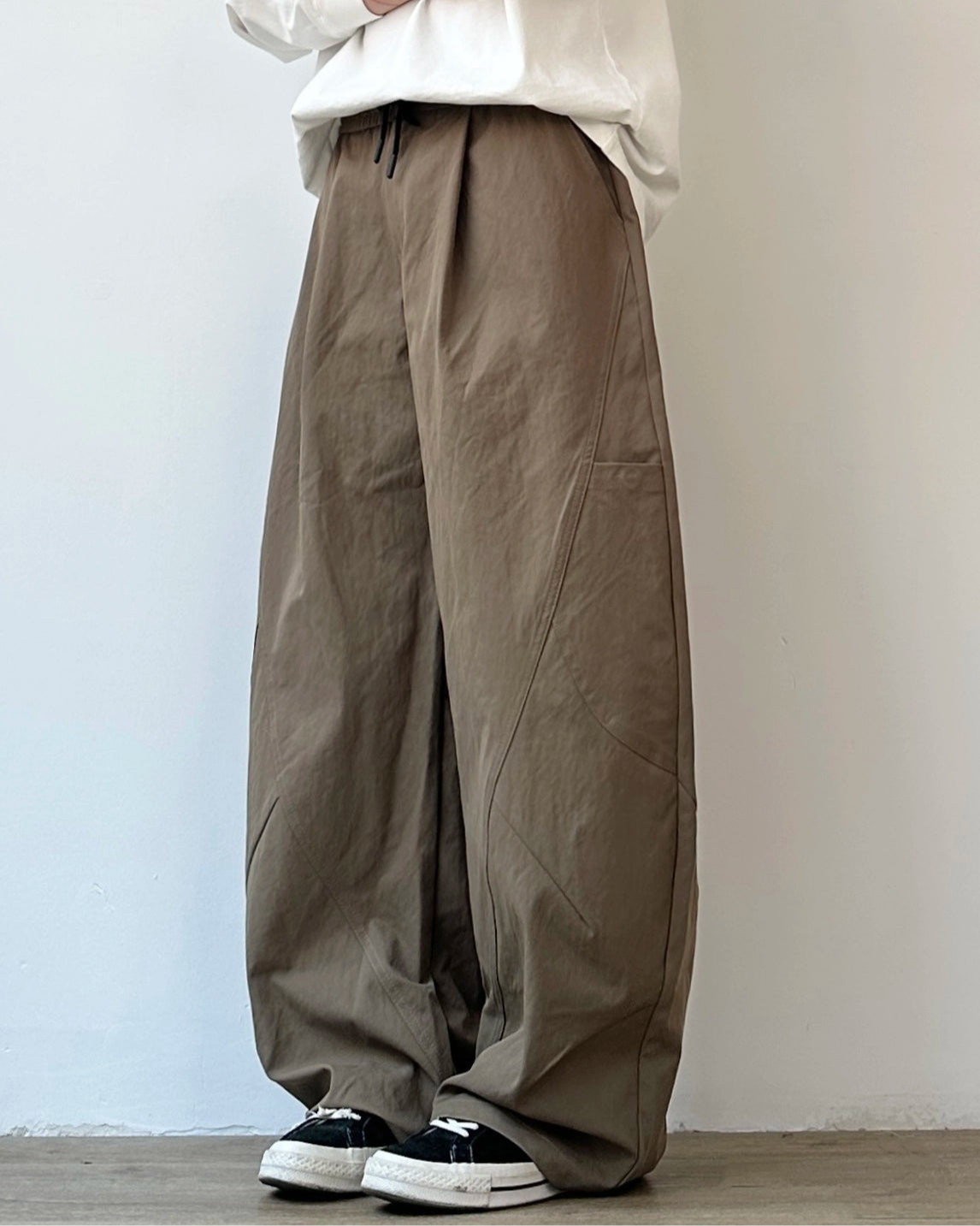 Retro Wide-Leg Casual Pants N0881