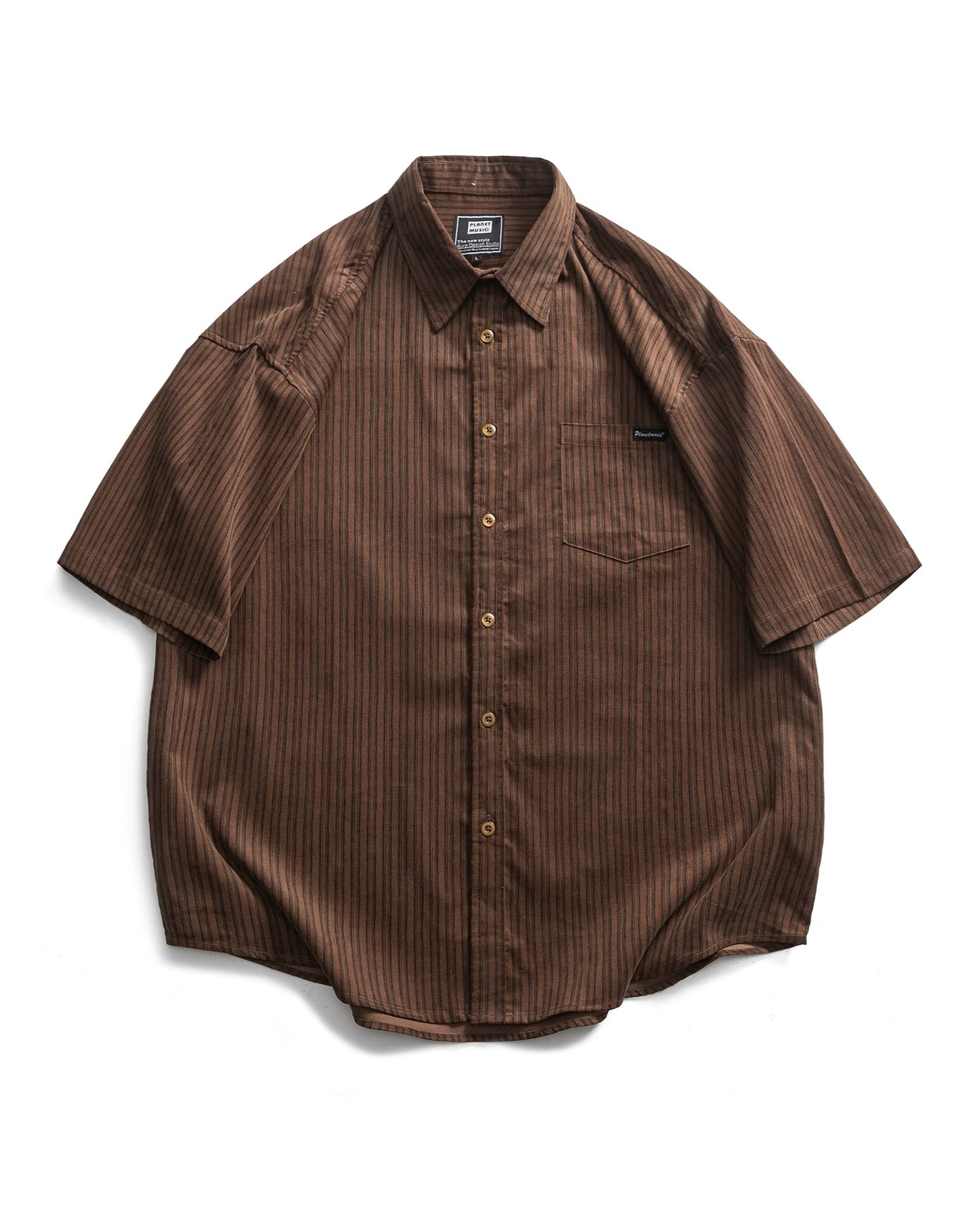 Natural Stripe Casual Shirt N0822