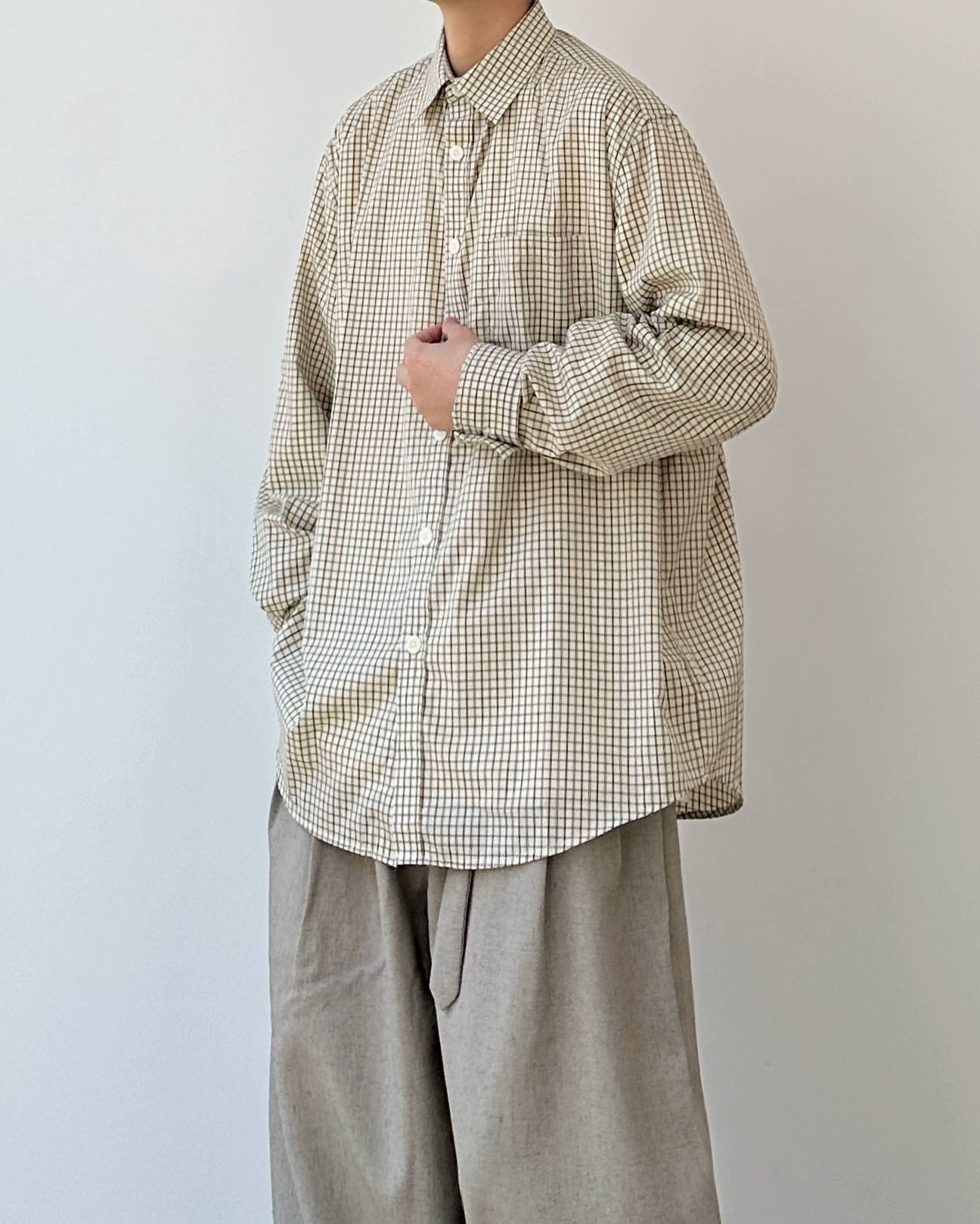 Plaid Casual Shirt Jacket N0891