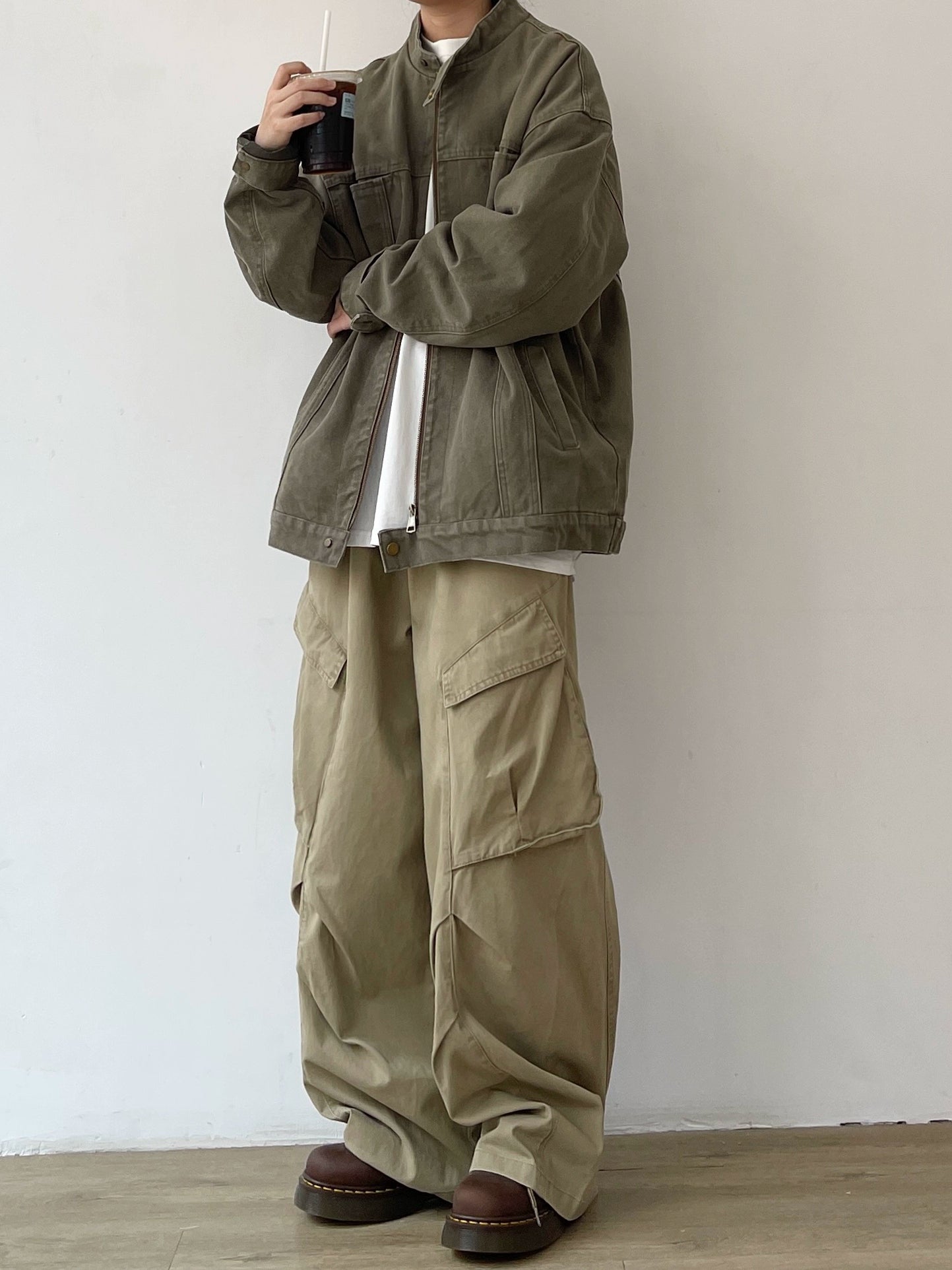 Stand Neck Military Jacket N0616