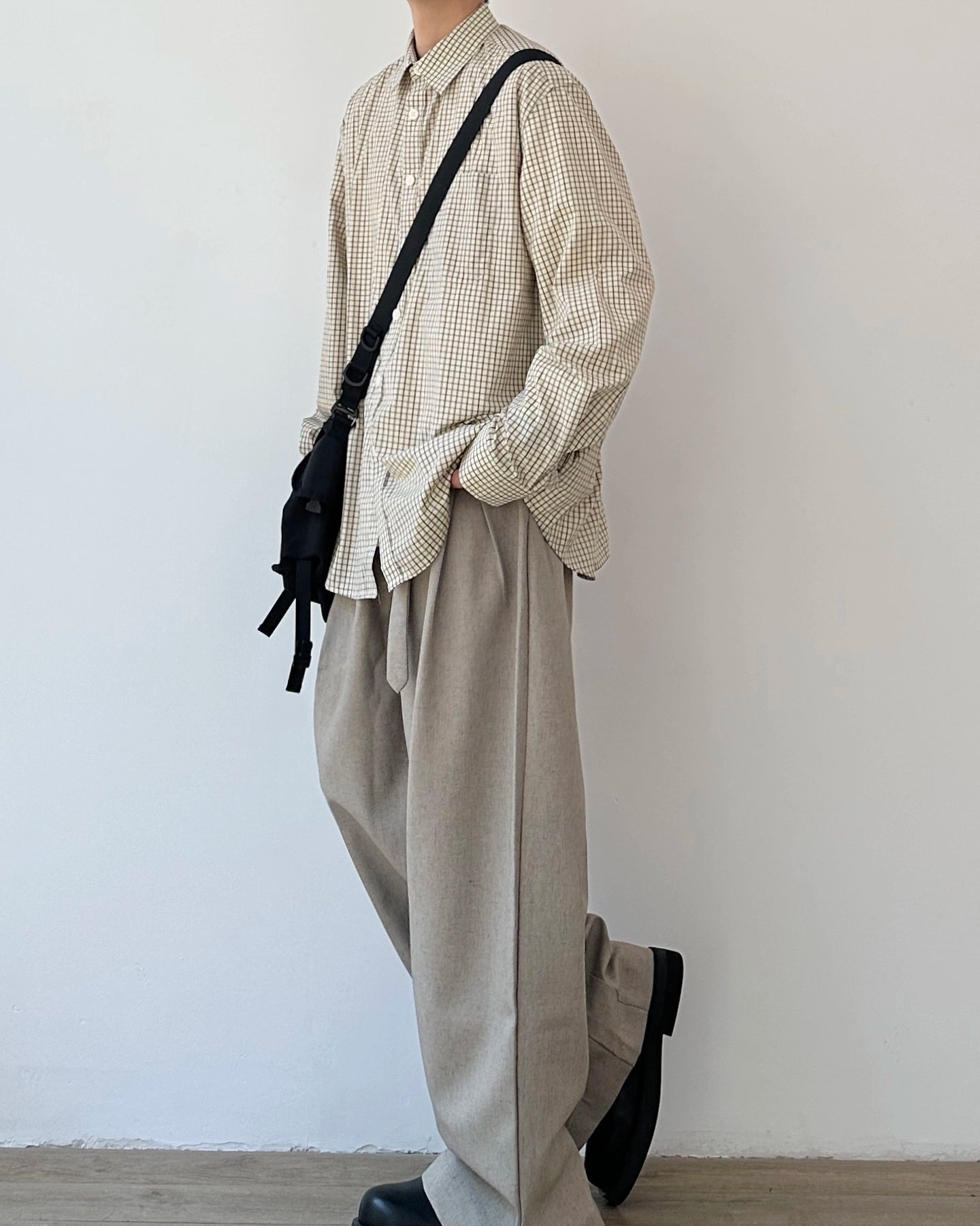 Plaid Casual Shirt Jacket N0891