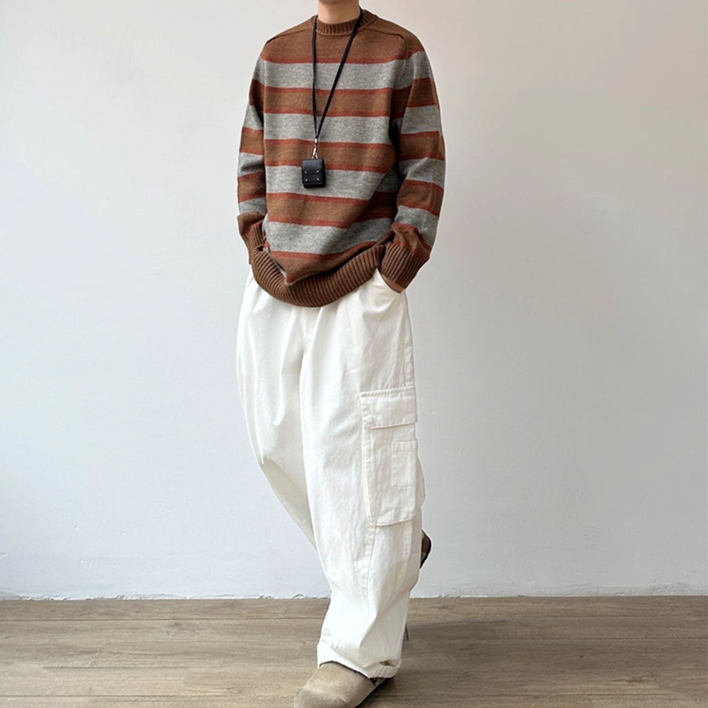 Wide Border Basic Line Knit N0983